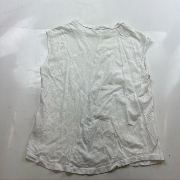 Frame women’s white sleeveless top M L47-33 - Picture 3 of 6